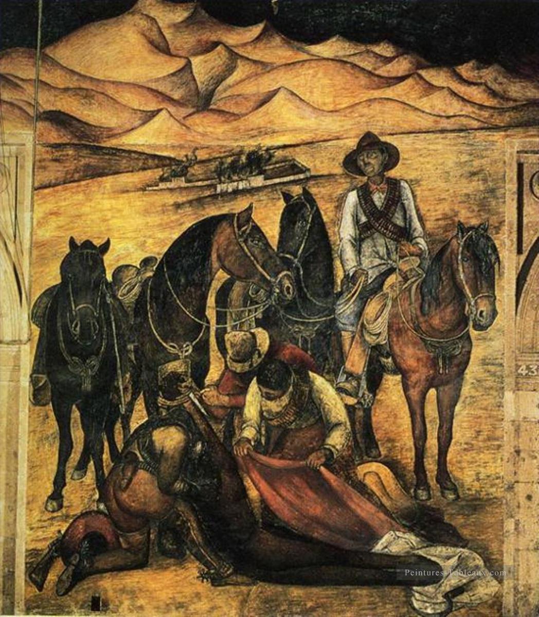 la libération du peon 1923 Diego Rivera Peintures à l'huile